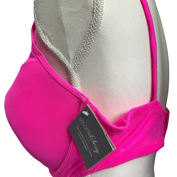SMART & SEXY hot pink underwire bra style SA1389 size 40DDD NWT - Picture 4 of 4